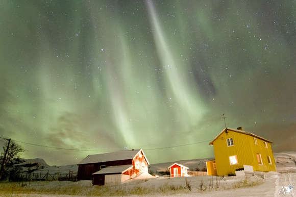Nastri luminosi nel cielo norvegese